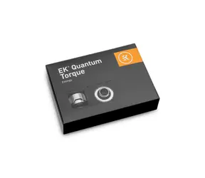 EKWB EK-Quantum Torque 6-Pack HDC 16 - Nickel / G1|4" na 16mm OD / stříbrná / 6ks