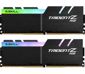 G.SKill Trident Z RGB 32GB (2x16GB) 3200MHz černá / DDR4 / CL16-18-18-38 / 1.35V / XMP 2.0 / LED podsvícení