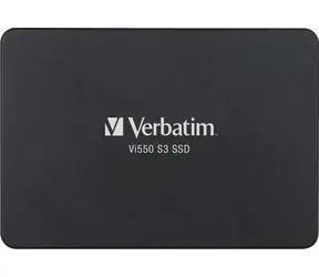 Verbatim Vi550 S3 512GB / SSD / 2.5" / SATA III / 3D NAND / R: 560MBs / W:535MBs / IOPS R: 75413 W:86756 / MTBF 2mh / 3y