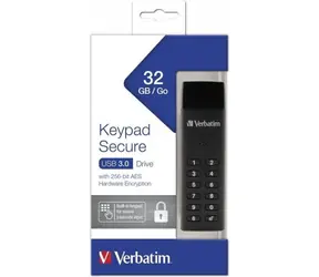 Verbatim Keypad Secure Drive 32 GB / USB C 3.2 Gen 1 / R:160 MBs / W:130 MBs