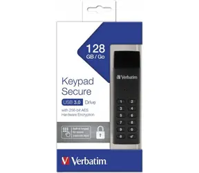 Verbatim Keypad Secure Drive 128 GB / USB C 3.2 Gen 1 / R:160 MBs / W:150 MBs