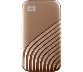 WD My Passport SSD 2TB zlatá / Externí SSD / 2.5" / čtení: 1050 MBs / zápis: 1000MBs / USB 3.2 Gen 2x2 / 5y