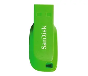 SanDisk Cruzer Blade 16 GB elektricky zelená / Flash Disk / USB 2.0 