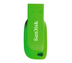 SanDisk Cruzer Blade 64 GB elektrická zelená / Flash Disk / USB 2.0 