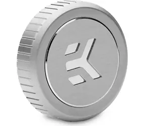 EKWB EK-Quantum Torque Plug w/Badge - Satin Titanium