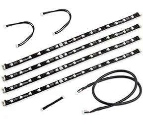 Aqua Computer RGBpx LED-Strip pro pc skříně / délka 4x32cm / šířka 10mm / 60x adres LED / pro D5 NEXT nebo Quadro, Octo