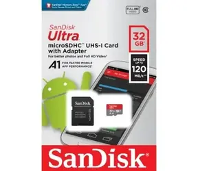 SanDisk Ultra microSDHC 32GB + adaptér
