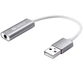 Sandberg Headset USB converter / adaptér 3.5mm jack na USB-A 