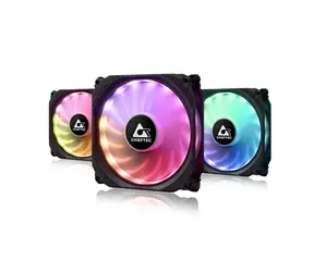 CHIEFTEC NF-3012-RGB 3 ks / 120 x 120 x 25mm / 1600 RPM / 28 dB / 3 Pin & 4 Pin