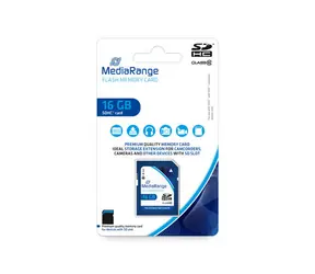 MediaRange SDHC 16GB / Class 10 / R: 45MBs / W: 15 MBs 