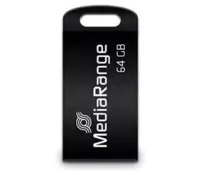 MediaRange MR923 64GB černá / Flash Disk / USB-A 2.0 / čtení: 15MBs / zápis: 5MBs