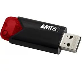 EMTEC B110 Click Easy 256GB červená / Flash Disk / USB 3.0 / R: 20MBs / W: 10MBs