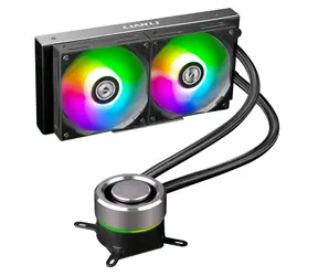 Lian Li GALAHAD 240 v2 černá / 2x 240 mm / DRGB podsvícení / 800 - 1900 RPM / 32 dB / Intel + AMD
