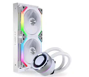 Lian Li GALAHAD 240 SL V2 bílá / 2x 120 mm / ARGB podsvícení / 800 - 1900 RPM / 20 dB / Intel + AMD