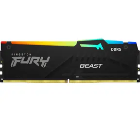 Kingston Fury Beast Black RGB 8GB (1x 8GB) DDR5 5600MHz / CL40 / DIMM / ECC / XMP