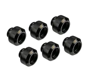 Alphacool Eiszapfen 13mm kompresní šroubení HardTube G1/4" sixpack černá / 6 ks