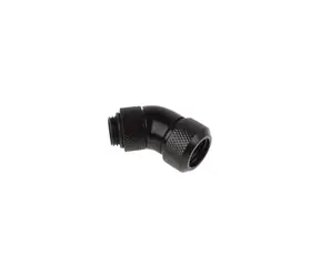 Alphacool Eiszapfen 13mm kompresní šroubení HardTube otočné 45° G1/4 černá 