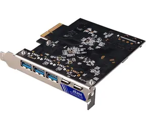 Akasa AK-PCCU3-09 / karta PCIe / 3x USB-A 3.0 / 2x USB-C 