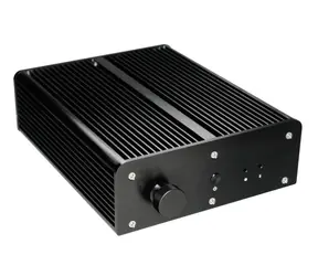 Akasa Pascal MC UCFF černá / Mini ITX / IP65 / možnost pověšení na zeď / hliník / OEM / bez ventilátoru