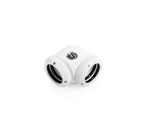 BitsPower úhlový adaptér 90° pro trubky 16mm bílá