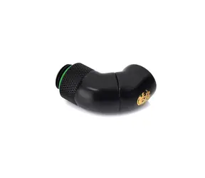 BitsPower 2x otočný úhlový adaptér 90° G1/4" (M) > G1/4" (F) matná černá