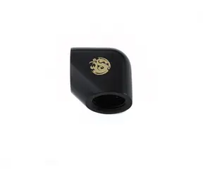 BitsPower úhlový adaptér 90° G1/4" (F) > G1/4" (F) matná černá