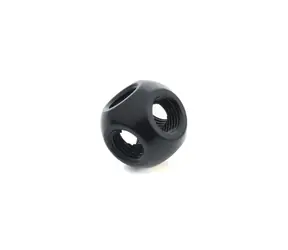 BitsPower Q-splitter 5x G1/4" (F) matná černá