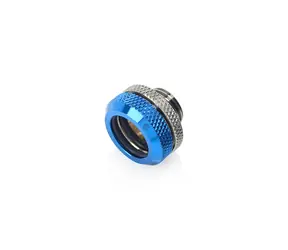 BitsPower Multi-Link adaptér přímý G1/4 > 14 mm HardTube modrá/lesklá černá