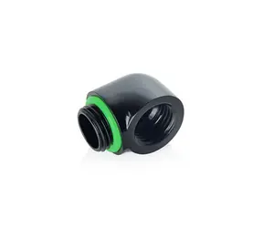 BitsPower TouchAqua sada 2x úhlový adaptér 90° G1/4" (M) > G1/4" (F) černá