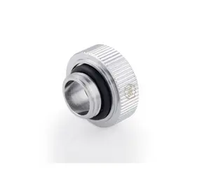 BitsPower TouchAqua sada 2x adaptér přímý G1/4 > 16 mm HardTube stříbrná