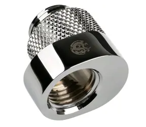BitsPower X-Cross adapter G1/4 (M) > G1/4 (F) 5mm Offset stříbrná