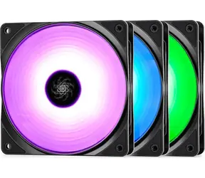 DEEPCOOL RF120 3-in-1 RGB černá / Sada 3 kusy / 120mm / 56.5 CFM / 27dB @ 1500 RPM