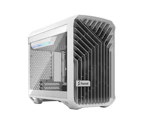 Fractal Design Torrent Nano White TG Light Tint bílá / Mini-ITX / 1x USB 3.1 Type C + 2x USB 3.0 / bez zdroje 