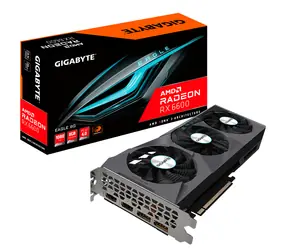 GIGABYTE Radeon RX 6600 EAGLE 8G / 1626-2491 MHz / 8GB GDDR6 / 64-bit / 1xHDMI + 3xDP / 132W (8)