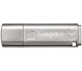 Kingston IronKey Locker+ 50 16GB stříbrná / Flash Disk / USB 3.2 Gen 1 - (USB-A 3.0)