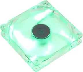 SilverStone SST-FN121-P-GL / 120mm / 25.15 dB @ 1200 RPM / zelené LED