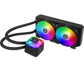 SilverStone IceGem 240P ARGB / 2x 120mm / 36.6 dB @ 2200 RPM / Intel & AMD