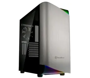 SilverStone Seta A1 černo-stříbrná / ATX / 2x USB 3.0 + 1x USB-C / 1x 120mm / bez zdroje / průhledná bočnice