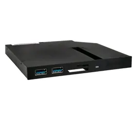 SilverStone SST-FPS01 Slim ODD adaptér pro 12.7mm slot černá / čtečka SD / M.2 SATA / 2x USB 3.0