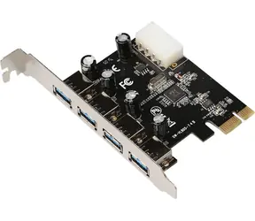 MicroConnect PCIe 4 USB3.0 rozšiřující karta VL805 / 4+1x USB2.0