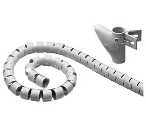 MicroConnect Orzanizér kabelů se vsuvkou 2.5m šedá