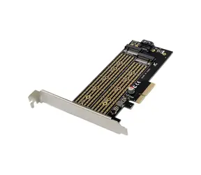 MicroConnect PCIe x4 M.2 B & M key NVMe SSD Adaptér
