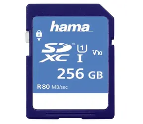 Hama 123997 SDXC 256 GB / Class 10 / 80 MBs 