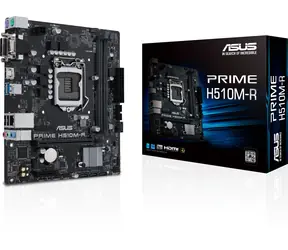 ASUS PRIME H510M-R / H510 / LGA 1200 / 2x DDR4 / 1x PCIEx16 / 1x GLAN / mATX
