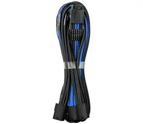 CableMod PRO ModMesh 8-Pin PCIe Trojtý prodlužovací kabel 45 cm - černo-modrý