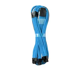 CableMod PRO ModMesh 8-Pin PCIe Trojtý prodlužovací kabel 60 cm - modrá