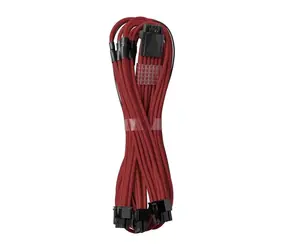 CableMod PRO ModMesh 8-Pin PCIe Trojtý prodlužovací kabel 60 cm - tmavě červená