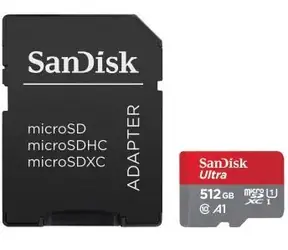 SanDisk Ultra microSDXC 512GB + adaptér