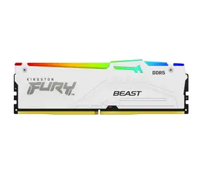 Kingston Fury Beast White RGB 32GB (1x32GB) DDR5 6000MHz EXPO / CL36 / DIMM / On-Die ECC / EXPO / XMP / 1.35V