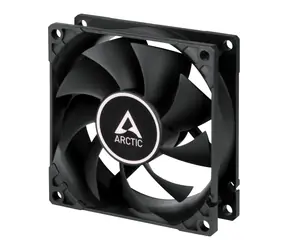 ARCTIC F8 TC černá / 80 mm / Fluid Dynamic Bearing / 0.3 Sone @ 2000 RPM / 52.7 m3h / 3-pin